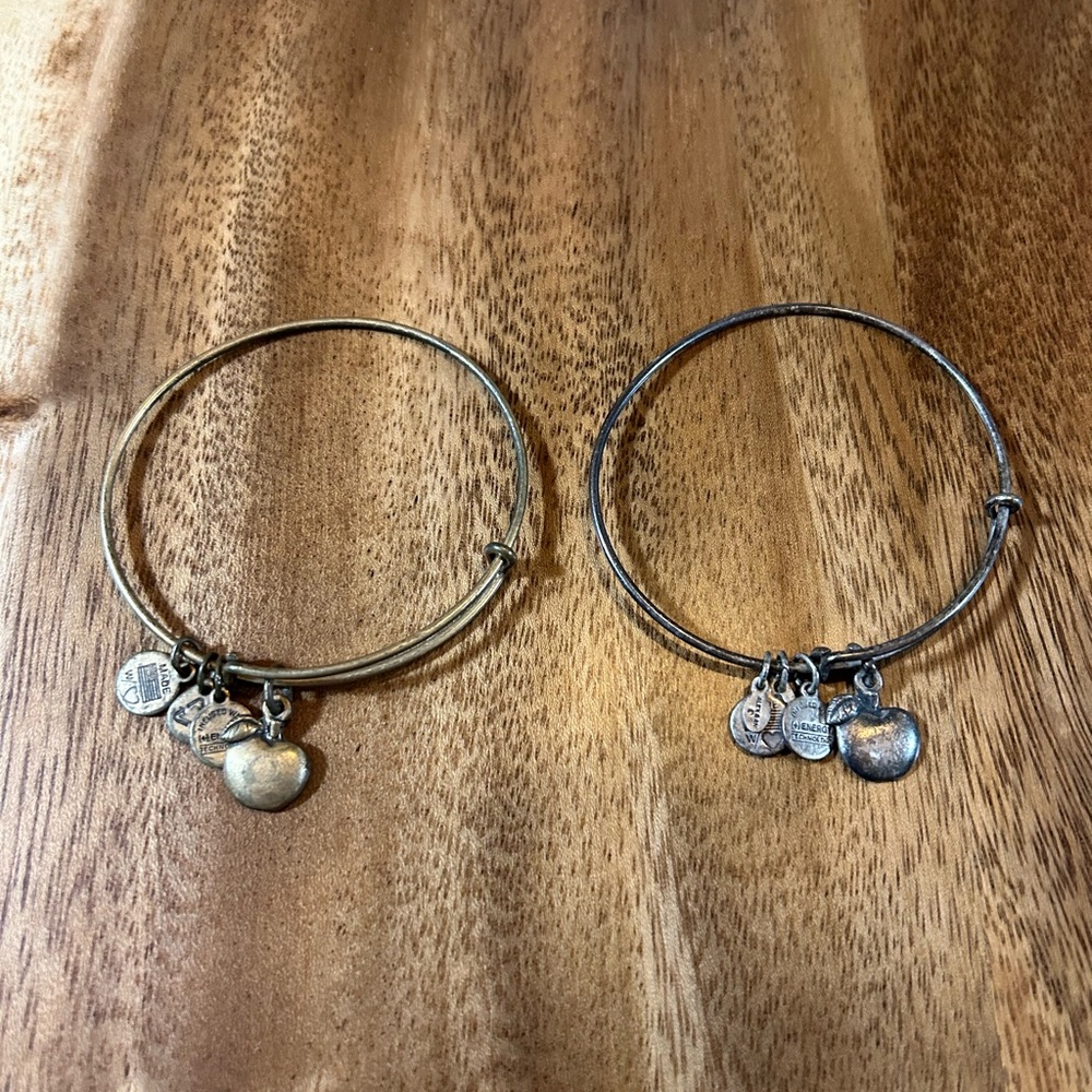 Alex and Ani Apple/Teacher Bracelet Bundle